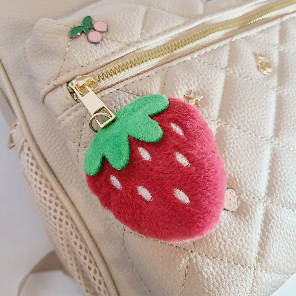 Under One Sky Cream Backpack – Strawberry Charm Design – NWT - Picture 13 of 13